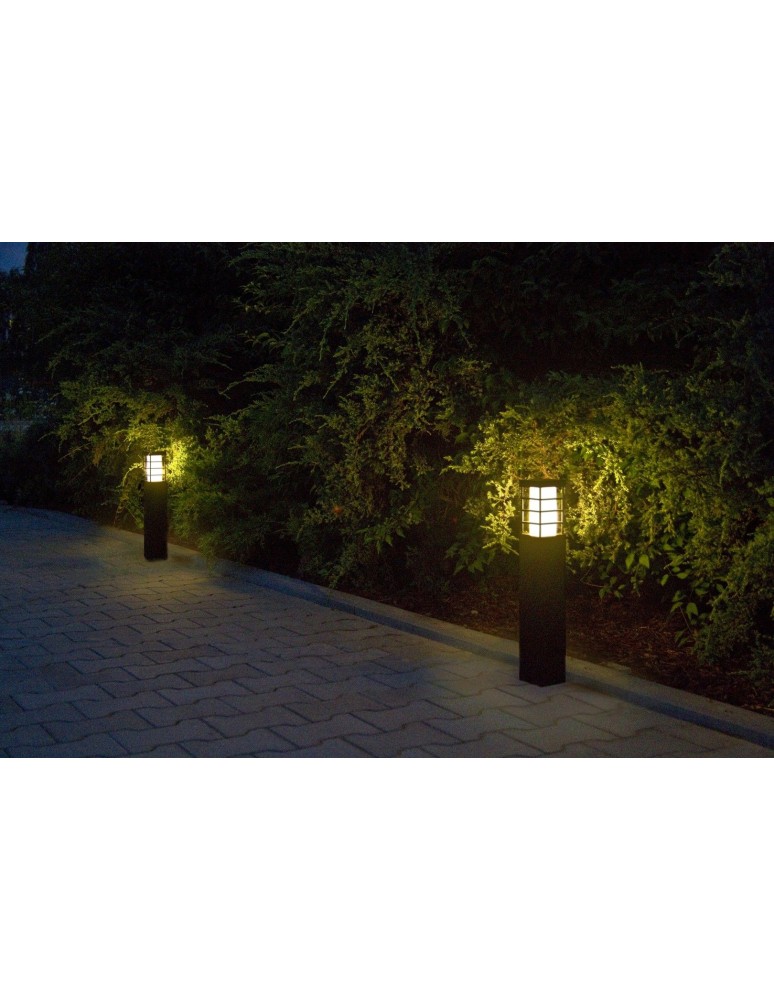 Lampy ogrodowe stojące - SU-MA RADO  E27, 1x18W, 230V stojąca RADO II 1 BL - produkt kolory-swiatla.pl 4