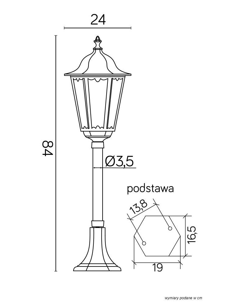 SU-MA Retro Classic E27, 1x60W, 230V K 5002/3