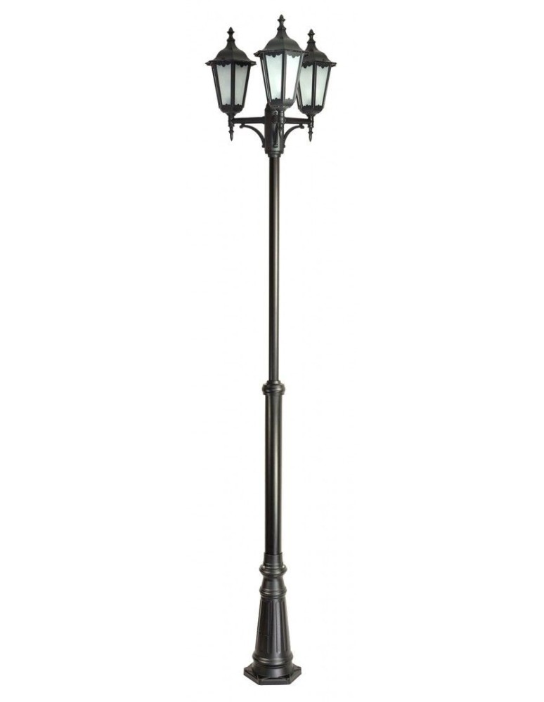 Lampy zewnętrzne latarnie - SU-MA Retro Classic  E27, 3x60W, 230V stojąca OGMWN 3 - produkt kolory-swiatla.pl 1