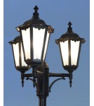 Lampy zewnętrzne latarnie - SU-MA Retro Classic  E27, 3x60W, 230V stojąca OGMWN 3 - product 5