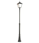 Lampy zewnętrzne latarnie - SU-MA Retro Kwadratowe E27, 1x100W, 230V stojąca OGMWN 1 BD KW - product 1