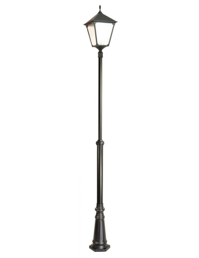 Lampy zewnętrzne latarnie - SU-MA Retro Kwadratowe E27, 1x100W, 230V stojąca OGMWN 1 BD KW - produkt kolory-swiatla.pl 1