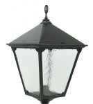 Lampy zewnętrzne latarnie - SU-MA Retro Kwadratowe E27, 1x100W, 230V stojąca OGMWN 1 BD KW - product 2