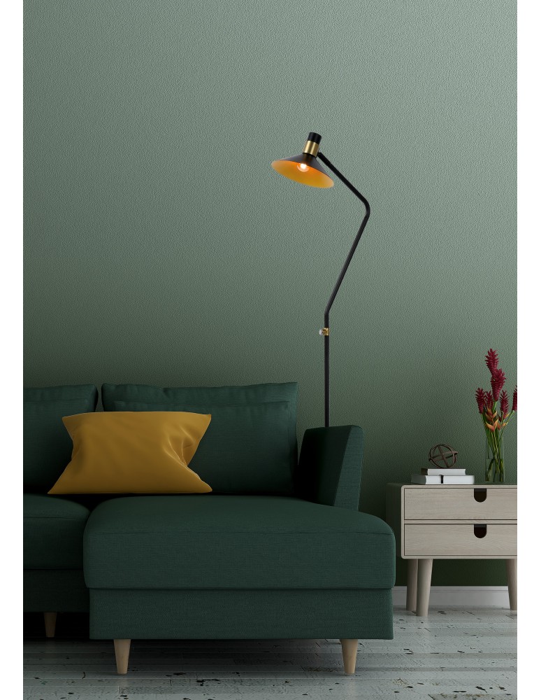 Lampy podłogowe łamane - Lucide PEPIJN Podłogowa 1xE14 czarny 05728/01/30 - produkt kolory-swiatla.pl 18