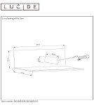 Kinkiety w stylu skandynawskim - Lucide SEBO Ścienna E27/40W L35 W 06218/01/30 - produkt 29