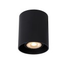 Oprawy sufitowe na wymienne źródło światła - Lucide BODI Round GU10 excl D8 H9.5cm Czarny 09100/01/30 Plafon - produkt 1