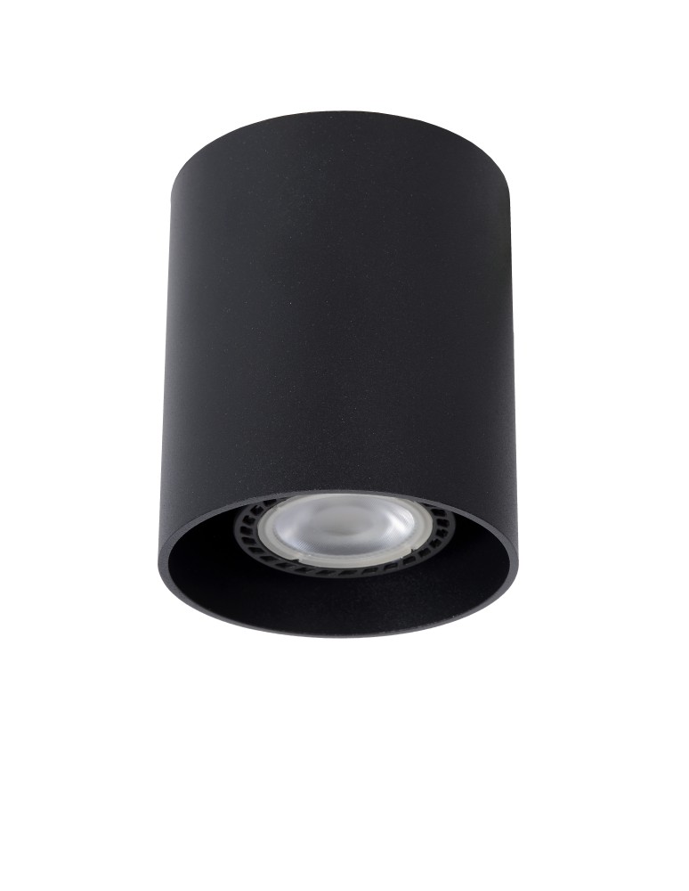 Lucide BODI Round GU10 excl D8 H9.5cm Czarny 09100/01/30 Plafon