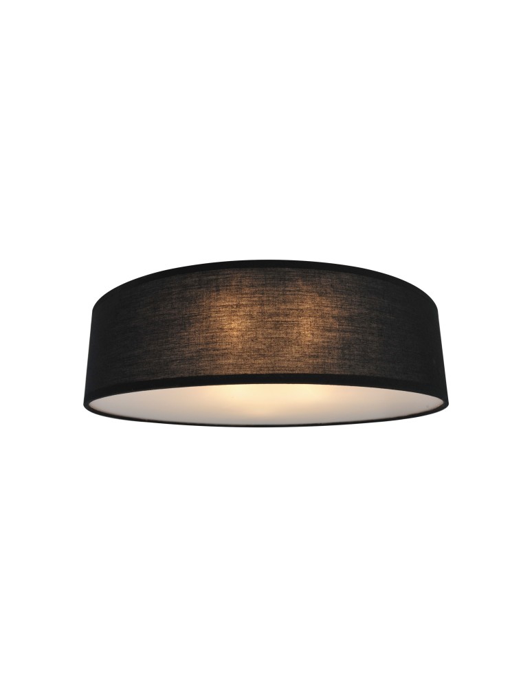 Lampy sufitowe z abażurem - Zuma Line CLARA Lampa Sufitowa E14 40W CL12029-D30-BK - produkt kolory-swiatla.pl 1