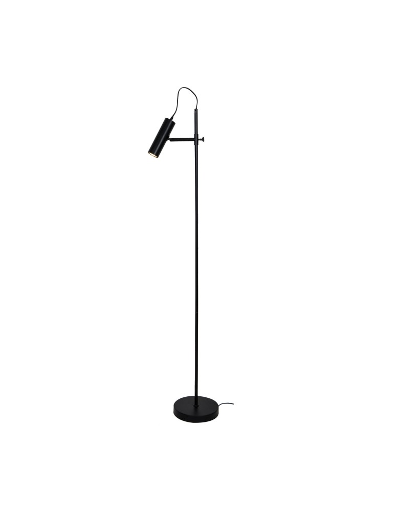 Lampy podłogowe młodzieżowe - Zuma Line TENSO Lampa Podłogowa GU10 50W F18014-GU10-BK - produkt kolory-swiatla.pl 1