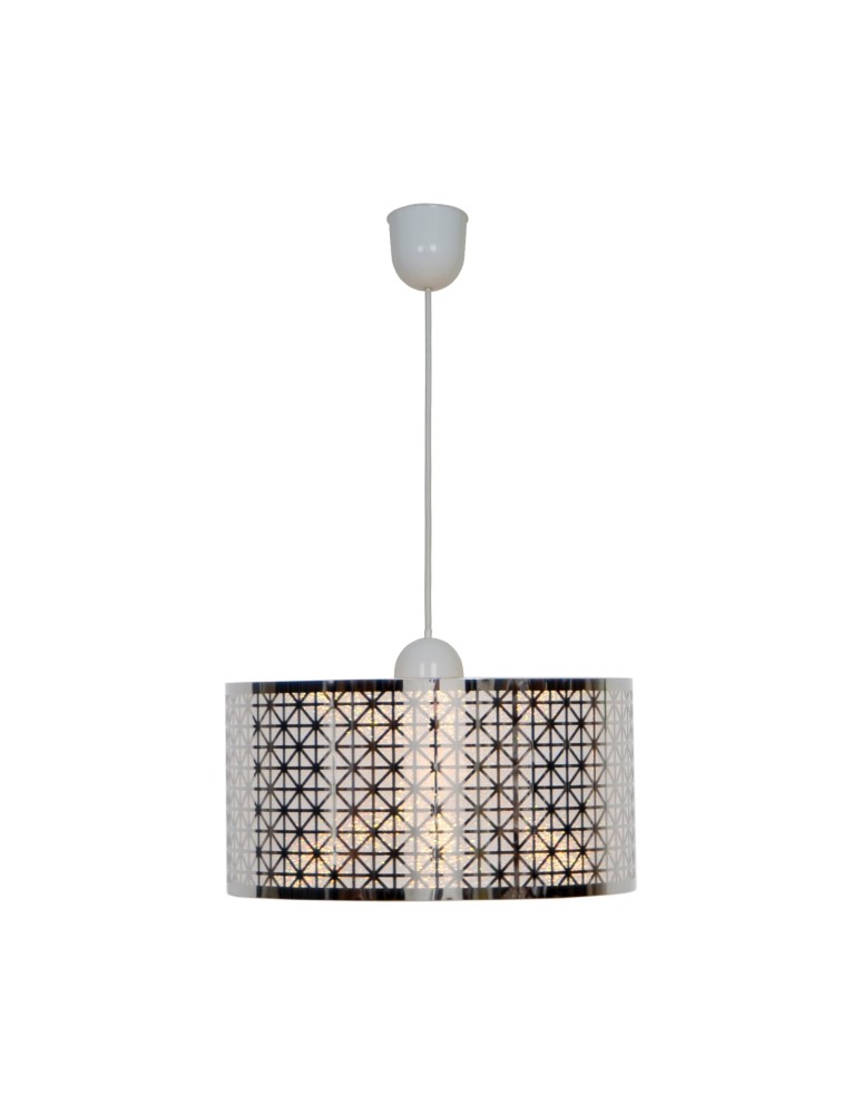 Lampy wiszące z abażurem - Zuma Line Lampa Wisząca SURIN E27 60W P18143A - produkt kolory-swiatla.pl 1