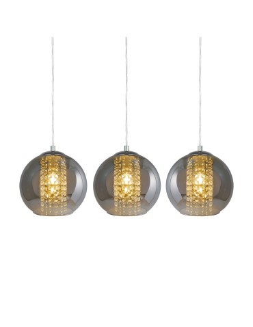 Zuma Line IVIA Lampa Wisząca E27 60W P12082D-3