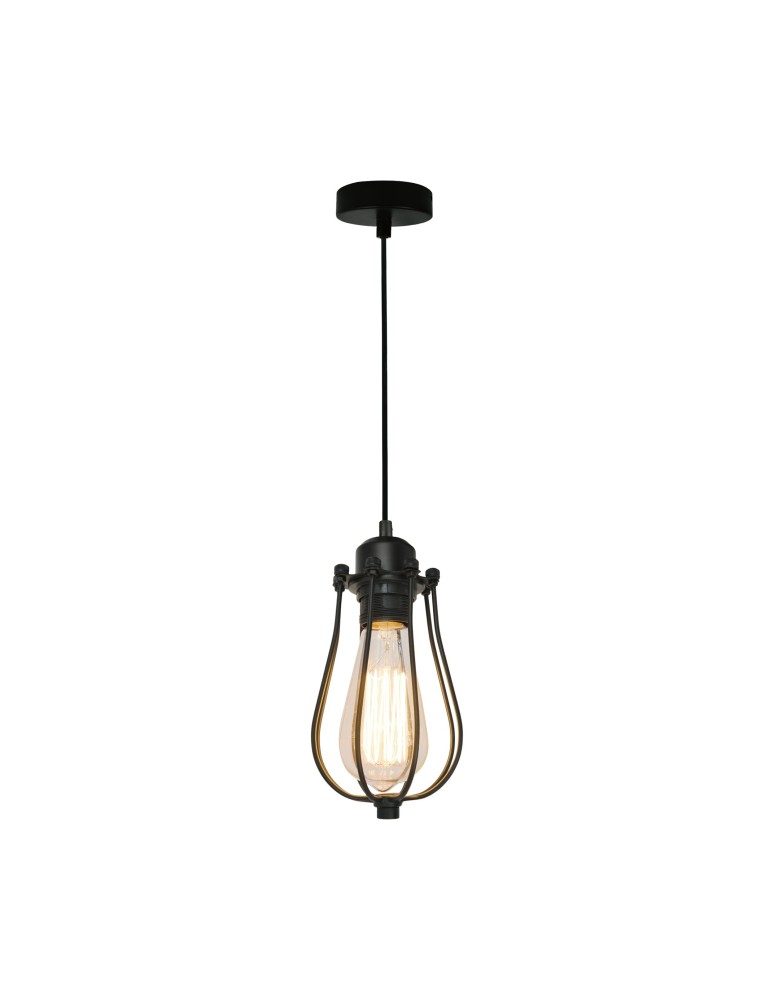 Lampy wiszące - Zuma Line HORTA Lampa Wisząca E27 60W P14030C - produkt kolory-swiatla.pl 1