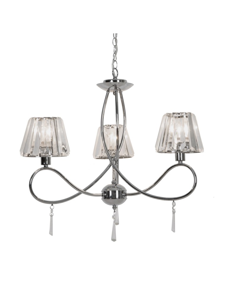 Żyrandole 3 punktowe - Zuma Line PARIA Lampa Wisząca E27 40W P15090-3 - produkt kolory-swiatla.pl 1