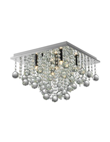 Zuma Line RANGEL Lampa Sufitowa Srebrna G9 42W RLX92711-5