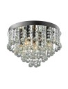 Zuma Line ALEX Lampa Sufitowa Srebrna E14 40W RLX94874-5