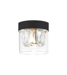 Lampy sufitowe glamour - Zuma Line GEM Lampa Sufitowa Czarny G9 28W C0389-01A-P7AC - product 1