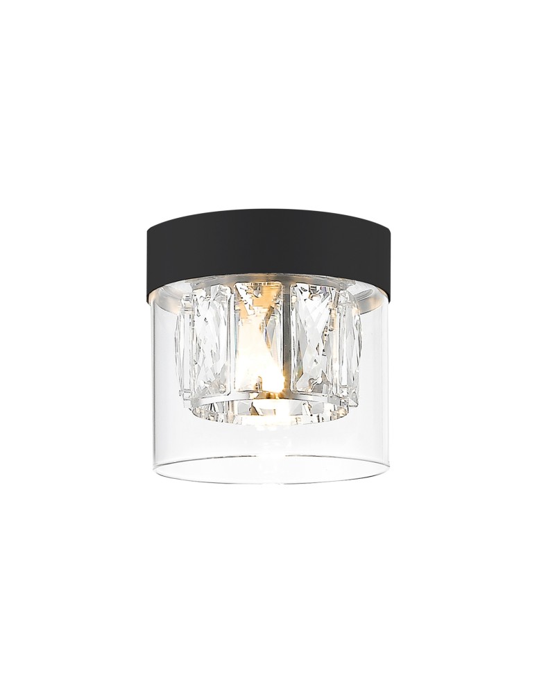 Lampy sufitowe glamour - Zuma Line GEM Lampa Sufitowa Czarny G9 28W C0389-01A-P7AC - produkt kolory-swiatla.pl 1