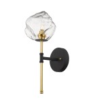 Kinkiety - Zuma Line ROCK Kinkiet Czarny/Złoty G9 28W W0488-01D-SEAC - product 1