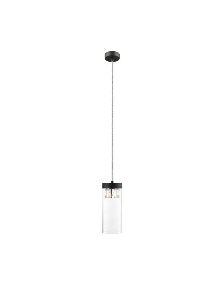 Lampy wiszące - Zuma Line GEM Lampa Wisząca Czarny G9 28W P0389-01D-P7AC - produkt kolory-swiatla.pl 1
