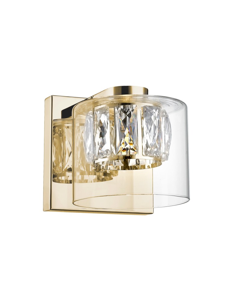 Kinkiety glamour - Zuma Line GEM Kinkiet LED 5W W0389-01A-F7AC - produkt kolory-swiatla.pl 1
