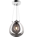 Lampy wiszące szklane - Zuma Line MOON Lampa Wisząca E27 60W P19066B-D25 - product 1