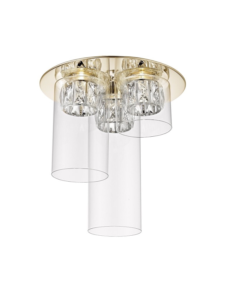 Lampy sufitowe glamour - Zuma Line GEM Lampa Sufitowa LED 5W C0389-03F-F7AC - produkt kolory-swiatla.pl 1