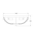 Lampy sufitowe z kryształami - Zuma Line COSI Lampa Sufitowa E14 40W RLX94775-3 - product 2