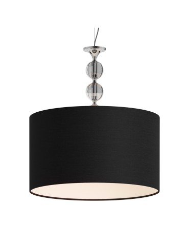 Zuma Line REA II Lampa Wisząca Czarna E27 60W RLD93163-1B