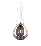 Lampy wiszące szklane - Zuma Line MOON Lampa Wisząca E27 60W P19066B-D25 - product 2