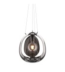 Lampy wiszące szklane - Zuma Line MOON Lampa Wisząca E27 60W P19066B-D30 - product 2