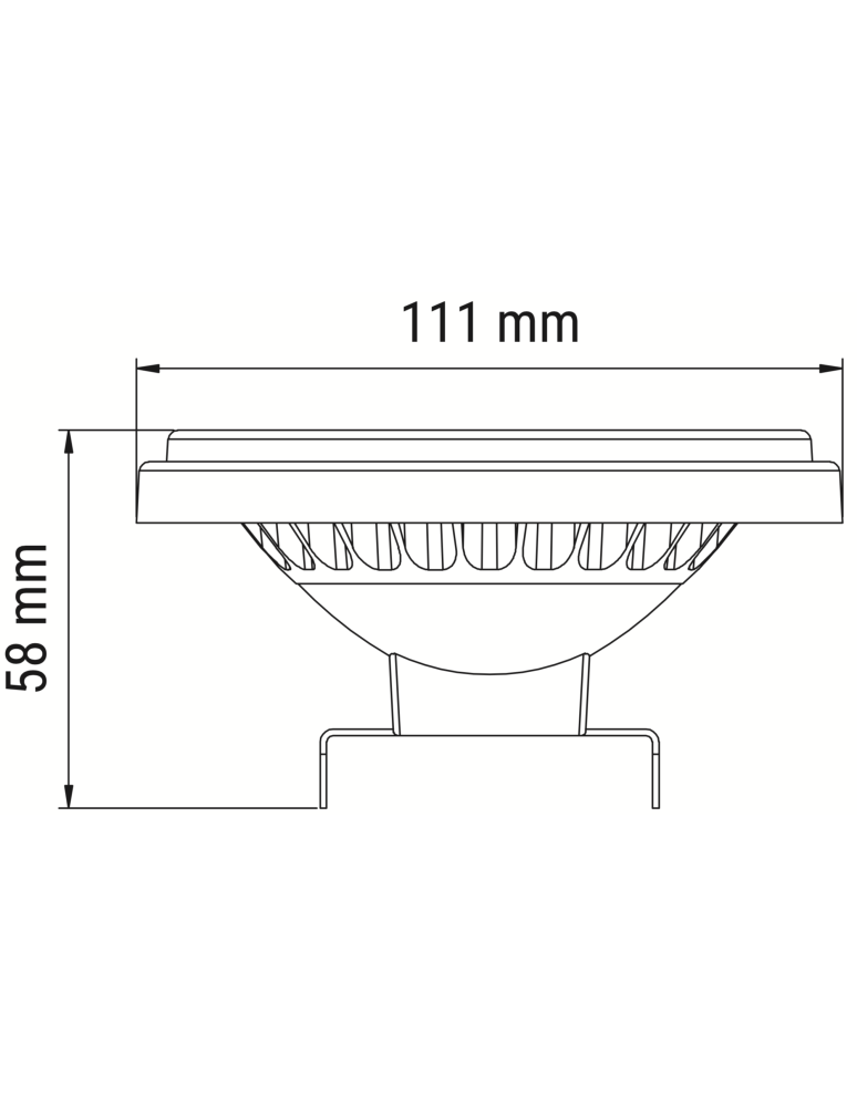 Żarówki LED AR111 12V - OXYLED PERFECTCOLOR AR111 12W 900lm CRI90 30° 3000K Srebrny 892299 - product kolory-swiatla.pl 2