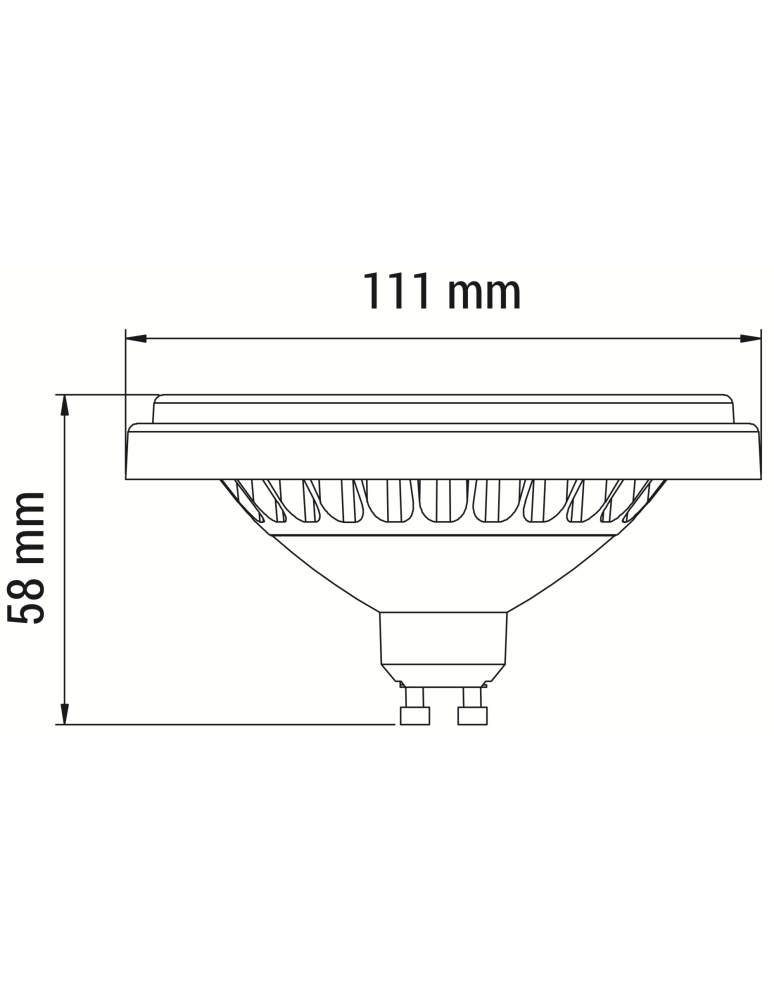 Żarówki LED ES111 GU10 230V - OXYLED PERFECTCOLOR ES111 12W 960lm CRI90 30° 4000K Srebrny 892268 - product kolory-swiatla.pl 2