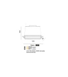 Lampy wiszące LED - Azzardo VIENA BLACK 1xLED Wisząca Czarny AZ2849 - product 3