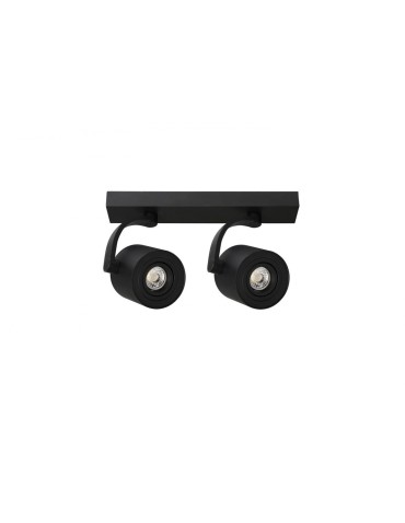 Azzardo BROSS ARM 2 BLACK 2xGU10 Natynkowa Czarny AZ3503