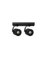 Azzardo BROSS ARM 2 BLACK 2xGU10 Natynkowa Czarny AZ3503