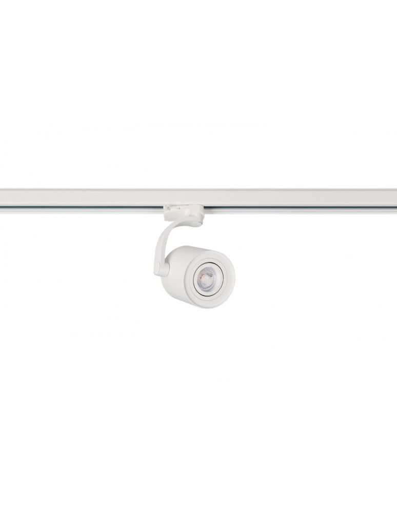 Lampy do szynoprzewodów 3 fazowych - Azzardo BROSS ARM TRACK WHITE 1xGU10 Reflektor Do Szynoprzewodu 3F Biały AZ3500 - produkt kolory-swiatla.pl 1