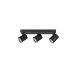 Lampy sufitowe reflektory - Azzardo EXO 3 BLACK 3xGU10 Reflektor Sufitowy Czarny AZ3197 - product 1