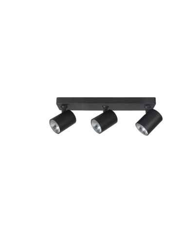 Azzardo EXO 3 BLACK 3xGU10 Reflektor Sufitowy Czarny AZ3197