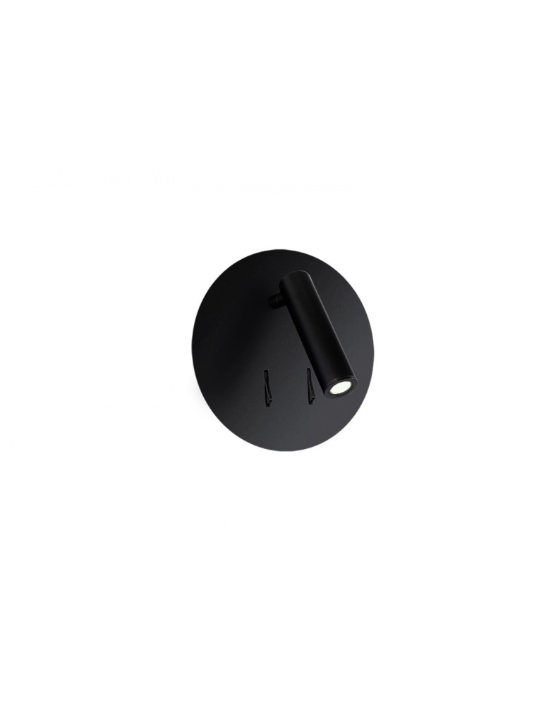 Kinkiety do czytania - Azzardo FARO BLACK 1xLED Ścienna Czarny AZ3204 - produkt kolory-swiatla.pl 1