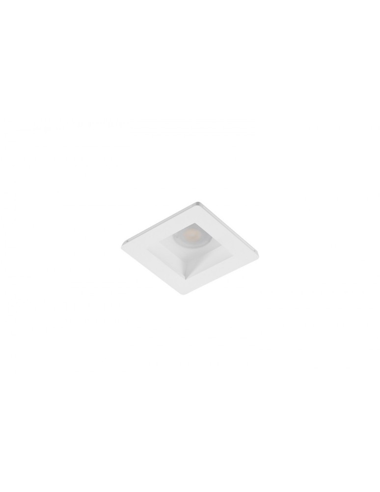 Lampy podtynkowe - oczka - Azzardo HERA GIPS SQUARE M 1xES111 Wpuszczana Biały AZ3467 - produkt kolory-swiatla.pl 1