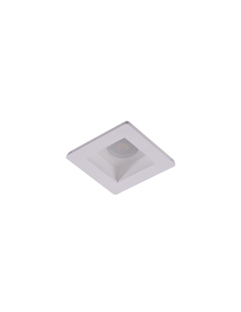 Lampy podtynkowe - oczka - Azzardo HERA GIPS SQUARE M 1xES111 Wpuszczana Biały AZ3467 - product kolory-swiatla.pl 2