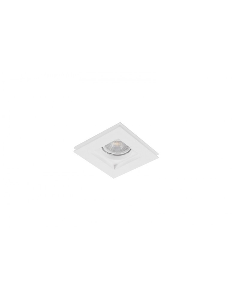 Lampy podtynkowe - oczka - Azzardo HERA GIPS SQUARE S 1xES111 Wpuszczana Biały AZ3466 - produkt kolory-swiatla.pl 1