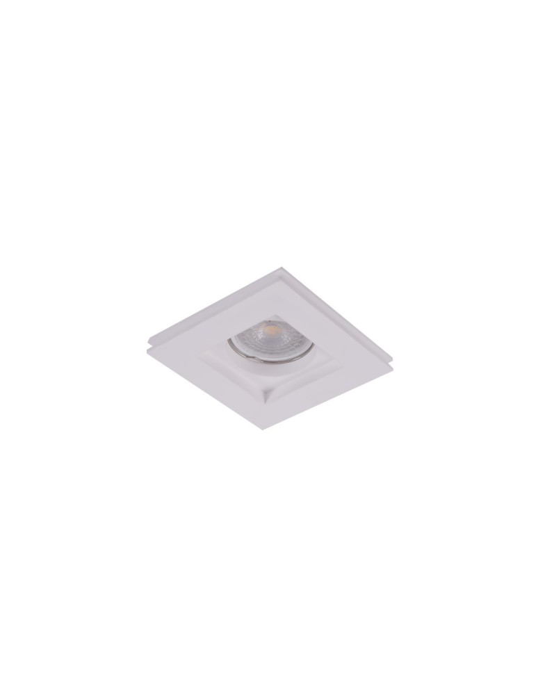 Lampy podtynkowe - oczka - Azzardo HERA GIPS SQUARE S 1xES111 Wpuszczana Biały AZ3466 - product kolory-swiatla.pl 2