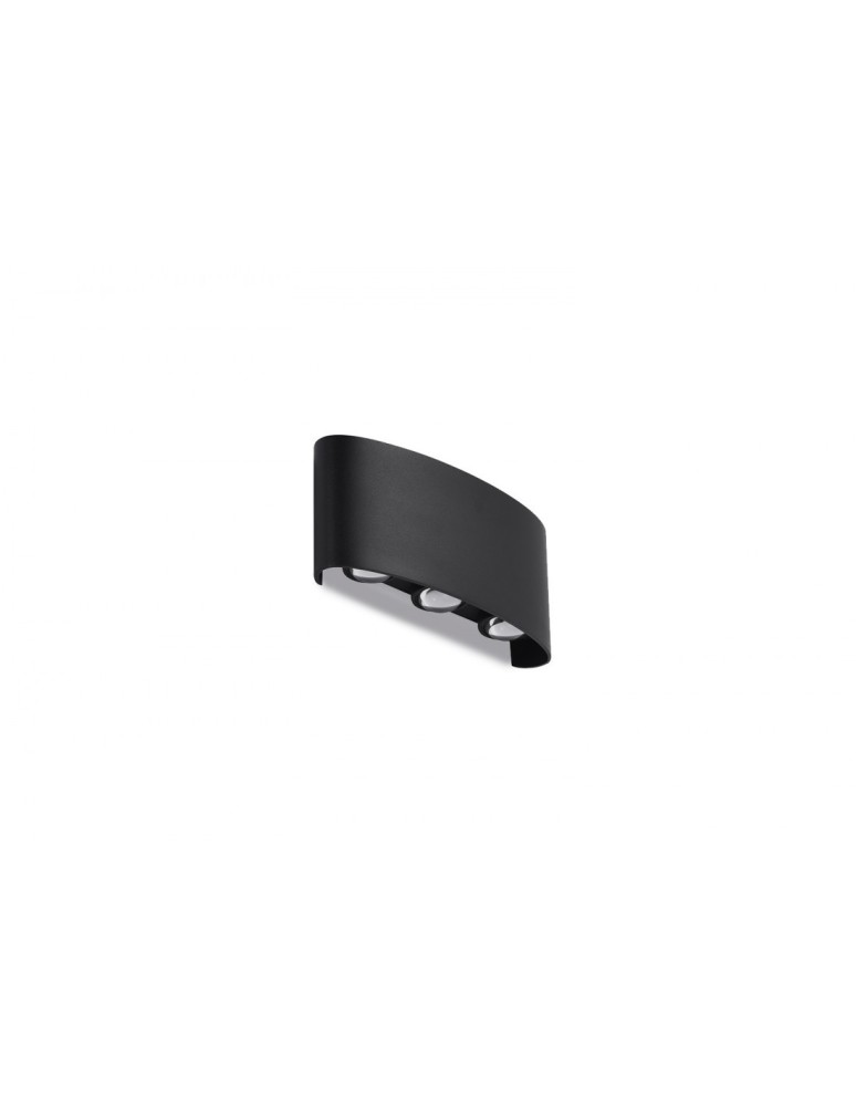 Kinkiety - Azzardo GINNA 3 BLACK 6xLED Ścienna Czarny IP54 AZ3484 - product kolory-swiatla.pl 2