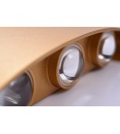 Kinkiety - Azzardo GINNA 3 GOLD 6xLED Ścienna Złoty IP54 AZ3485 - product 3