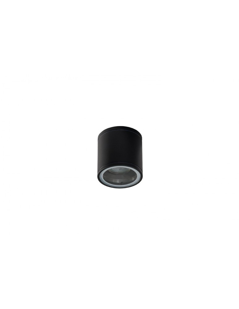 Lampy zewnętrzne sufitowe - Azzardo JOE TUBE BLACK 1xGU10 Zewnętrzna Sufitowa Czarny IP54 AZ3314 - produkt kolory-swiatla.pl 1