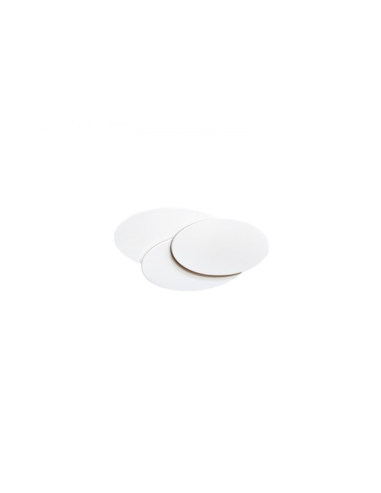 Kinkiety - Azzardo CLOVER OVAL WHITE 1xLED Ścienna Biały AZ2998 - produkt kolory-swiatla.pl 1