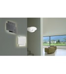 Kinkiety - Azzardo CLOVER OVAL WHITE 1xLED Ścienna Biały AZ2998 - product 2