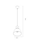 Lampy wiszące - Zuma Line ELSTRA Lampa Wisząca E27 60W P16151-WH - product 2