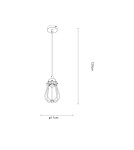 Lampy wiszące - Zuma Line HORTA Lampa Wisząca E27 60W P14030C - product 2